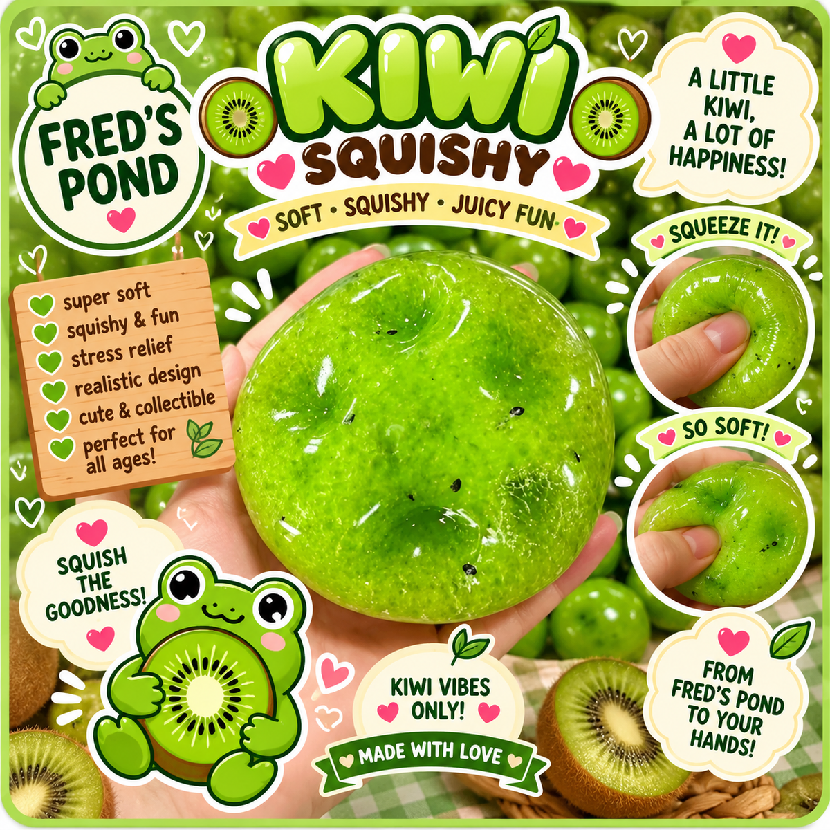 🥝 Kiwi Squishy 💚