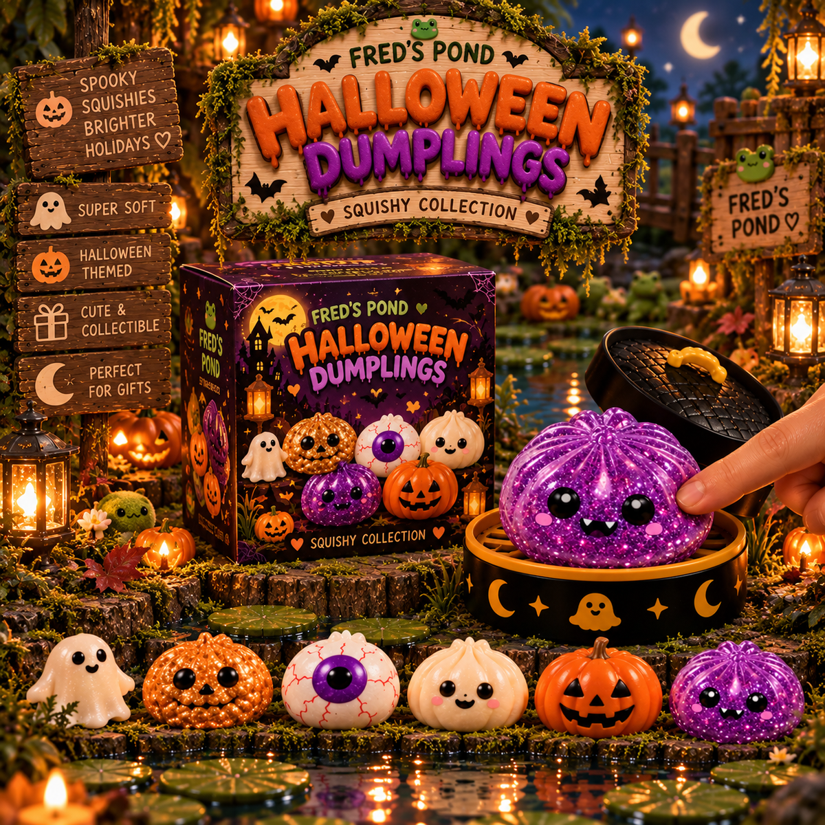 🎃 Halloween Squishy Dumplings