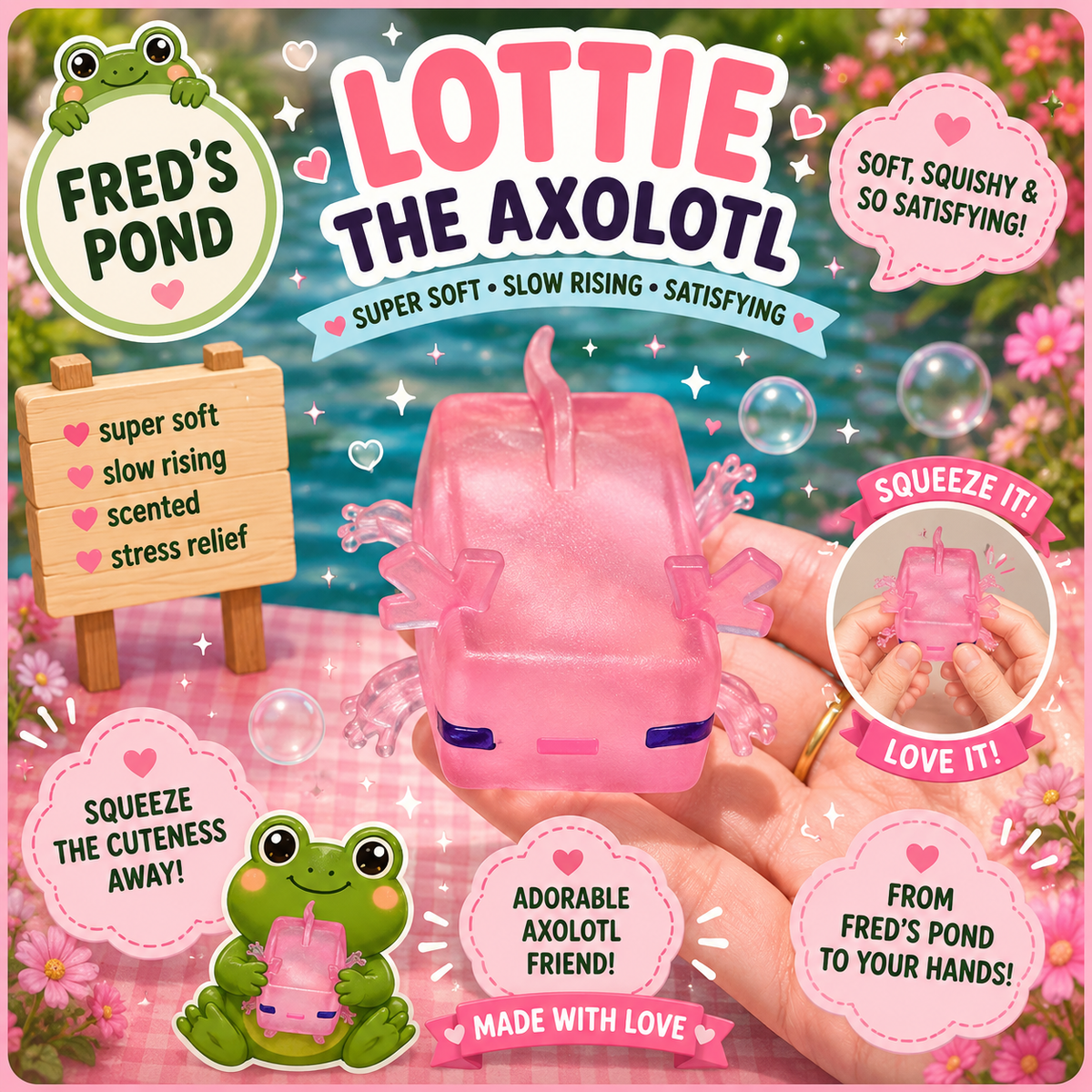 🩷 Lottie the Axolotl