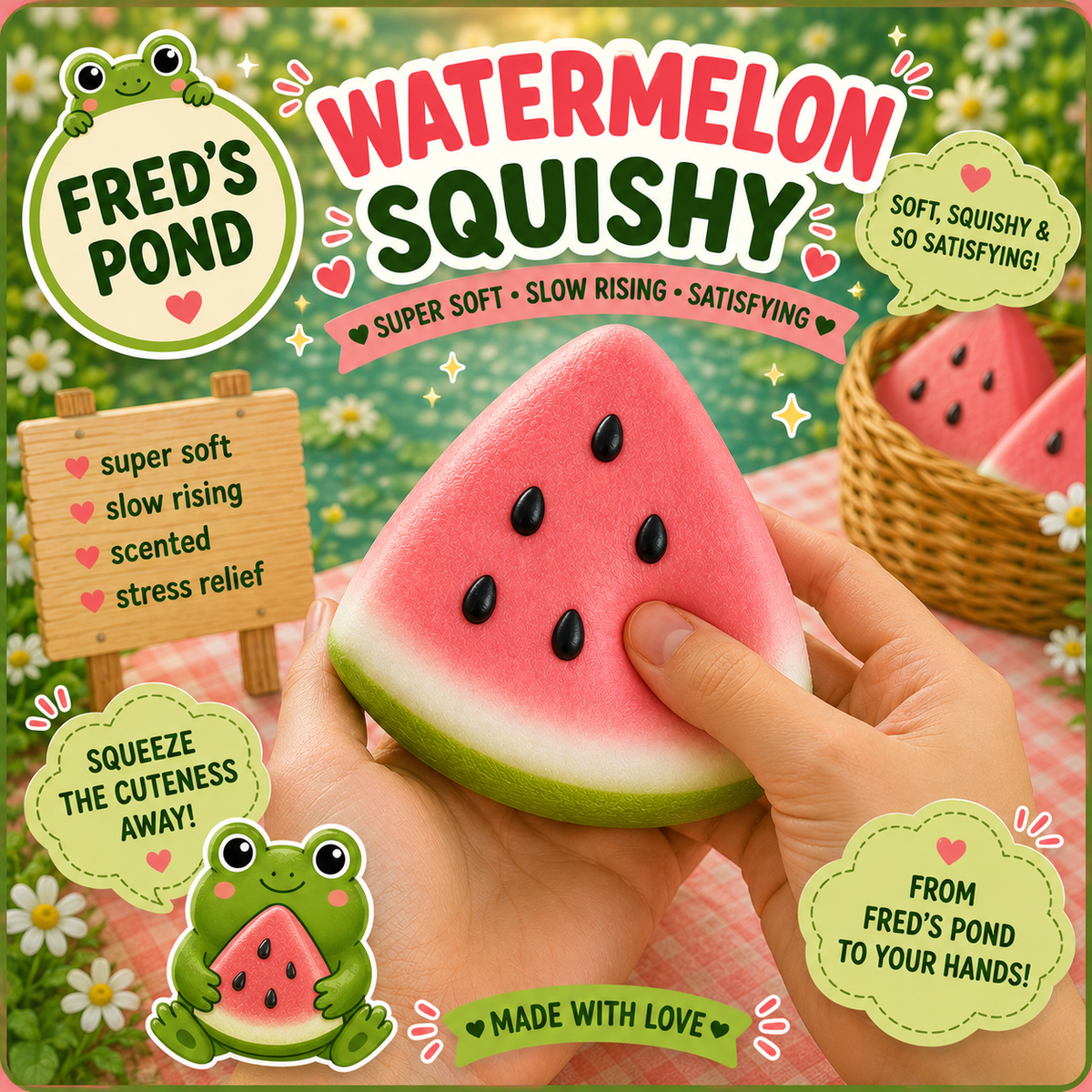 🍉 Watermelon Squishy