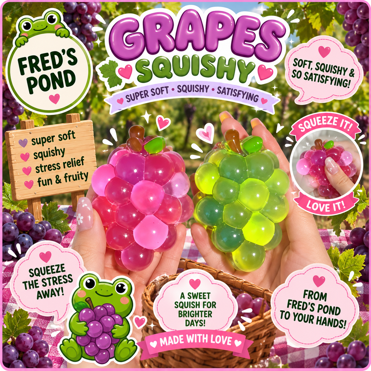 🍇 Grapes Squishy