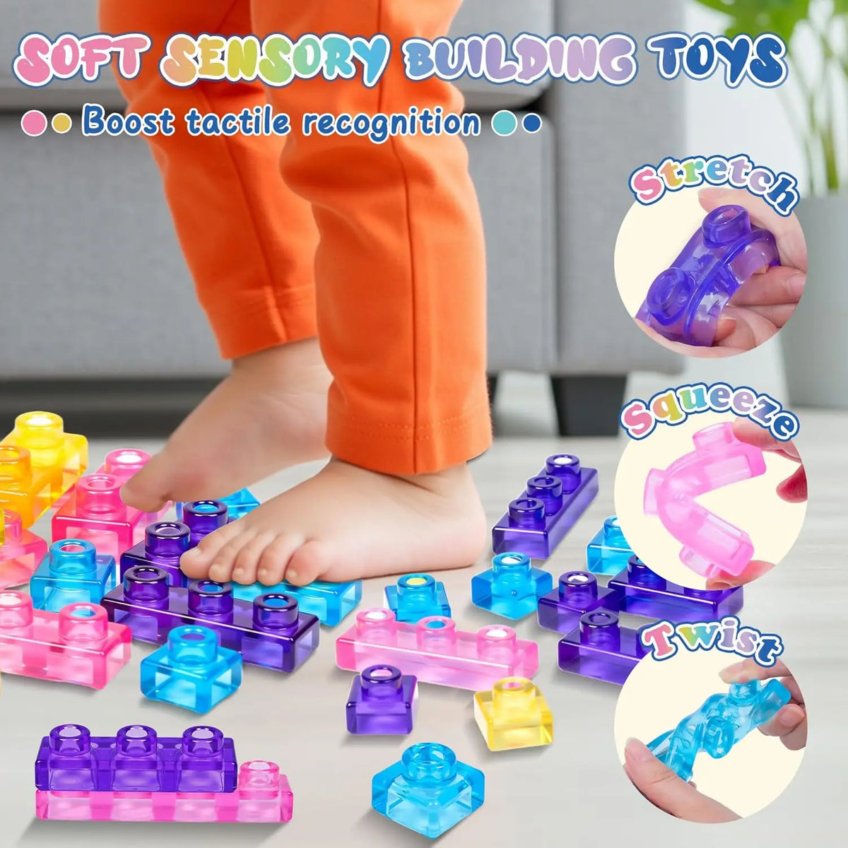 🧱 Building Blocks Squishy 🌈