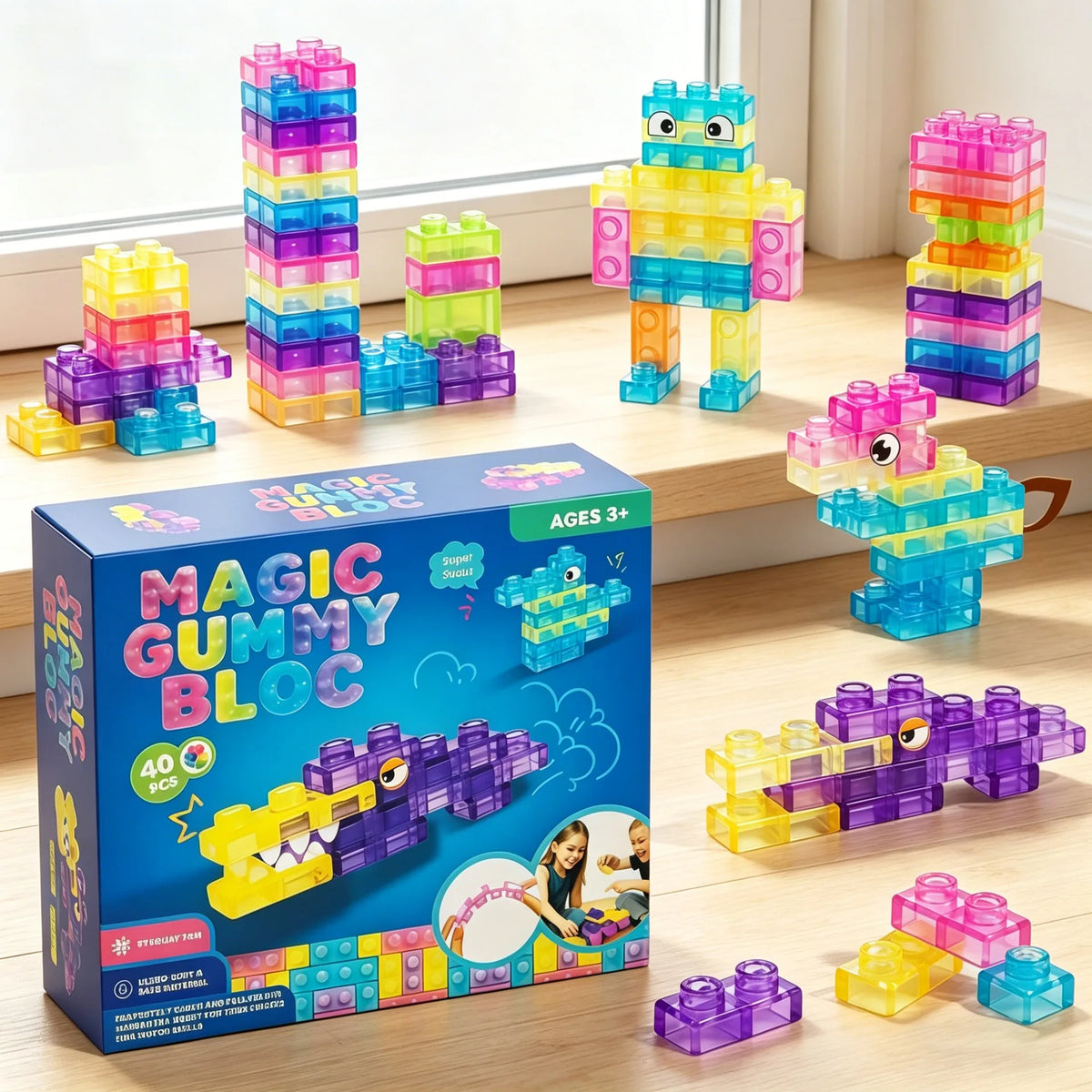 🧱 Building Blocks Squishy 🌈